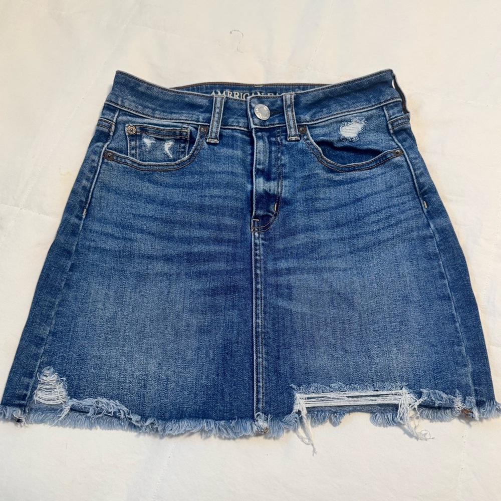 American Eagle Denim Mini Skirt